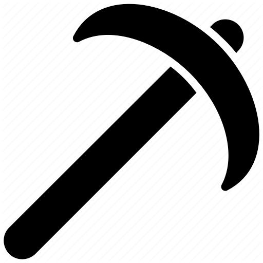 Construction Tools, Hand Tool, Mattock, Pick Tool, Pickaxe Icon