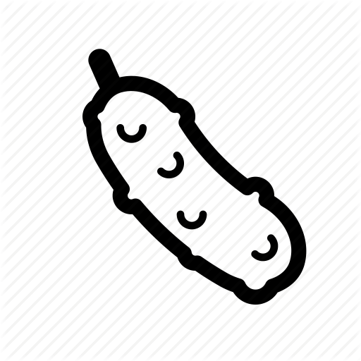 Burger, Cucumber, Hamburger, Pickle Icon