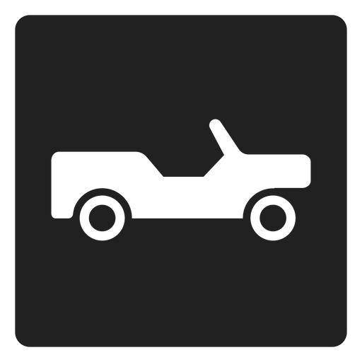 Pickup Truck Square Icon