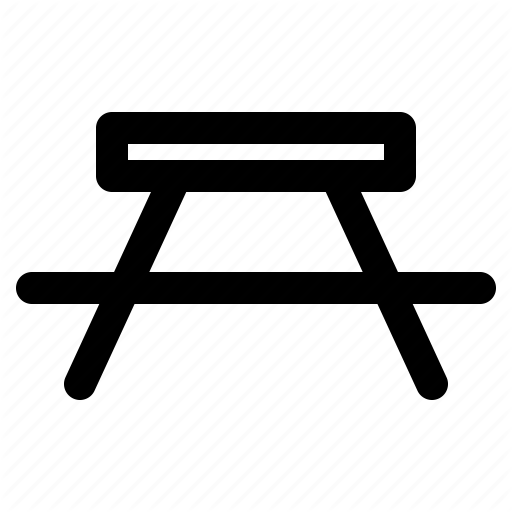 Bench, C Camping, Picnic, Table Icon