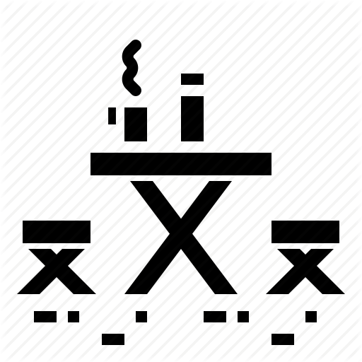 C Camping, Picnic, Table Icon