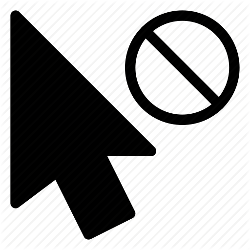 Cursor, Finger, Selection, Touch, Unavailable Icon