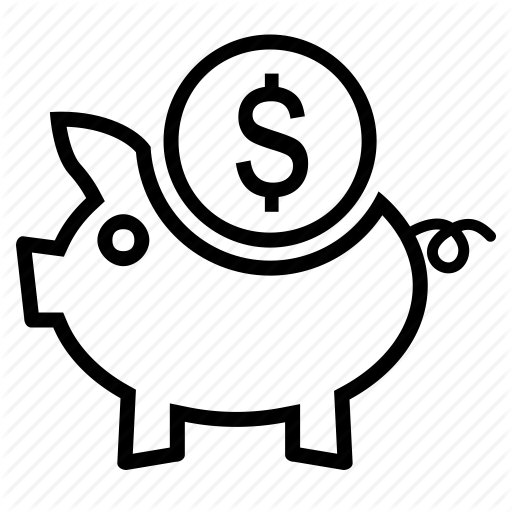 Bank, Dollar, Money, Piggy Bank, Savings Icon