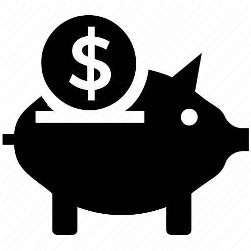 Coin, Dollar, Finance, Money, Money Saving, Pig, Piggy Bank Icon
