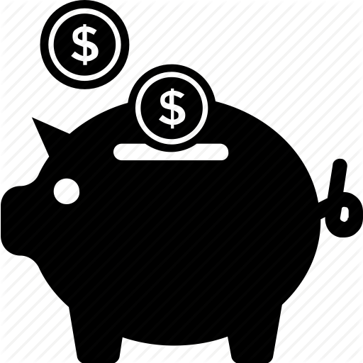 Cash Bank, Dollar, Money Bank, Money Box, Piggy Bank Icon