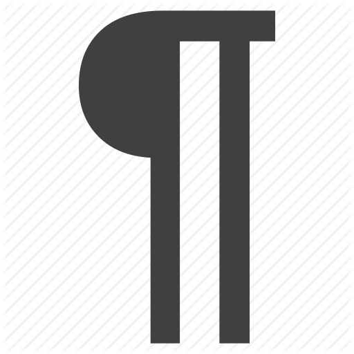 Graphic, Paragraph, Pilcrow, Sign Icon