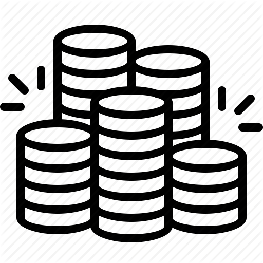 Cash, Coin, Dollar, Finance, Money, Pile Icon