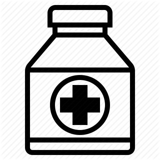 Bottle, Medical, Medicine, Medicine Bottle, Pill Bottle Icon