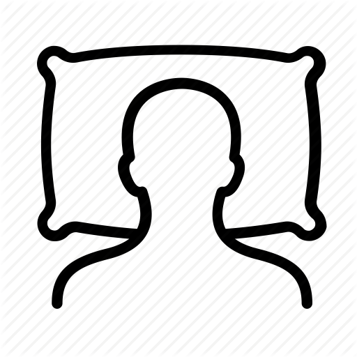 Bed, Body, Head, Hospital, Pillow, Sleep, Sleeping Icon