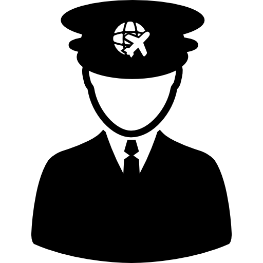 Pilot Of Airplane Icons Free Download