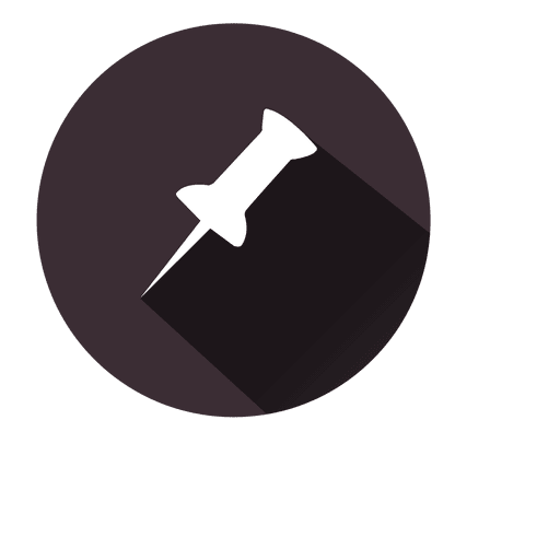 Paper Pin Circle Icon