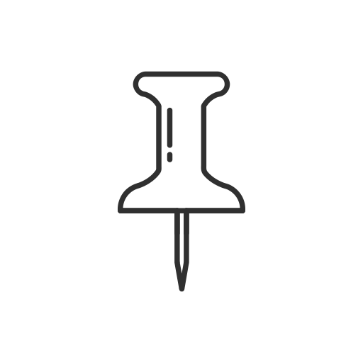 Pin, Pin It, Tag Icon