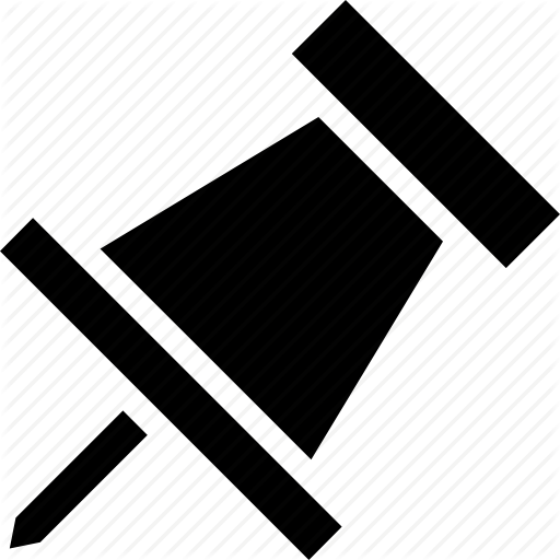 Business, Minimalist, Office, Pin Up, Professional, Stationery Icon