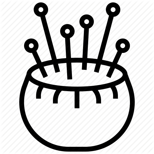 Needle, Pin, Pinball, Sewing Icon