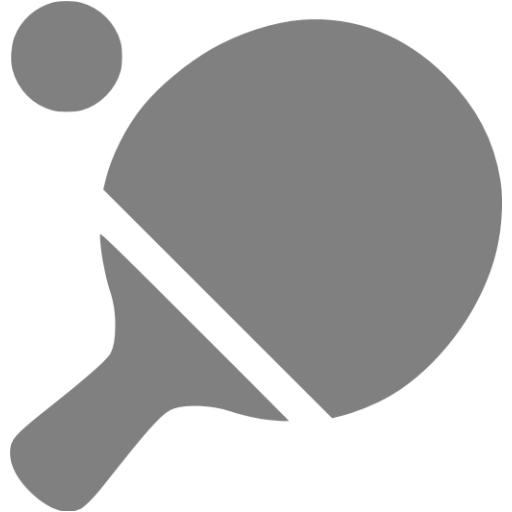 Gray Ping Pong Icon
