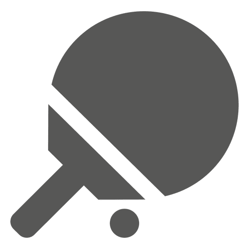 Table Tennis Ball Racket Icon