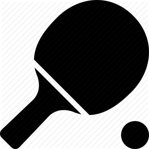 Ball, Paddle, Ping, Pong, Racket, Table, Tennis Icon