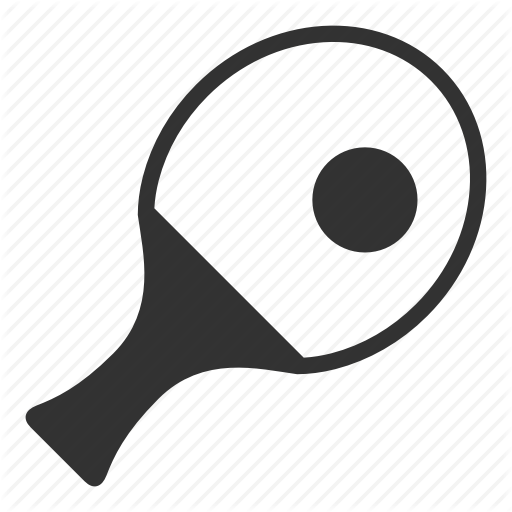 Ball, Ping Pong, Racket, Racquet, Sport, Table Tennis Icon