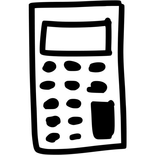 Black Calculator Icon