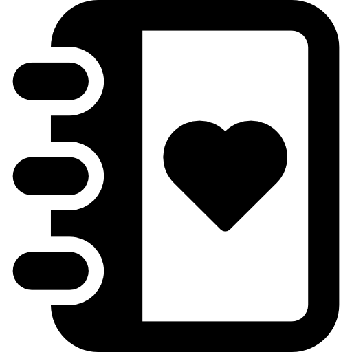 Valentines Contact Book Icons Free Download