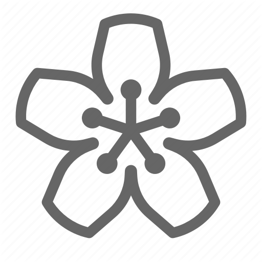 Cherry Blossom, Flower, Nature, Sakura Icon