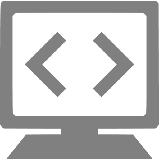 Gray Google Code Icon