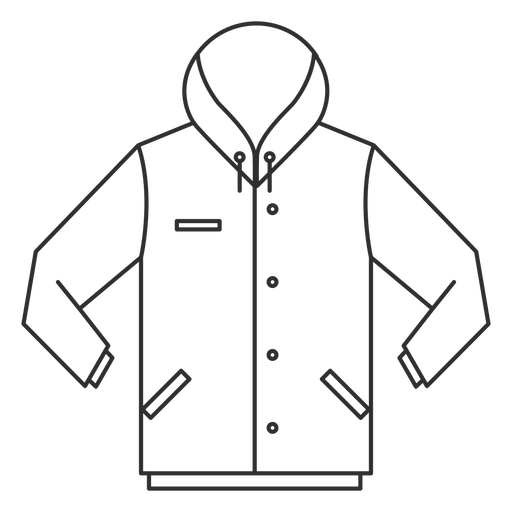 Button Hoodie Stroke Icon
