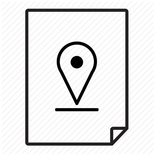 Document, Location, Pinpoint Icon