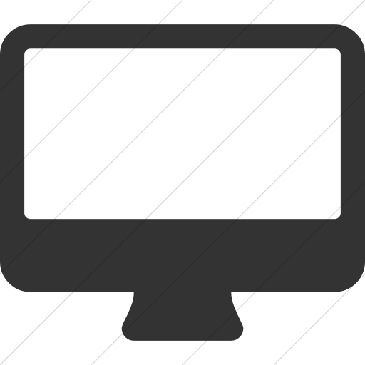 Simple Dark Gray Bootstrap Font Awesome Desktop Icon