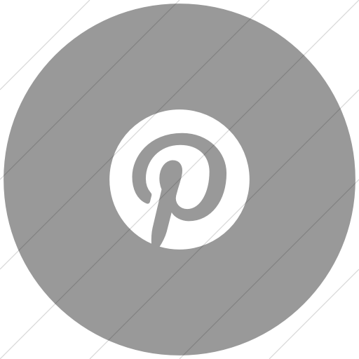 Flat Circle White On Light Gray Foundation Social