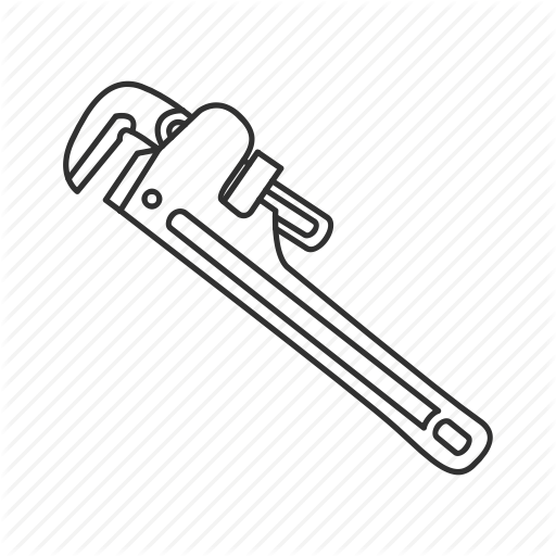 Pipe Wrench, Plumber Tool, Plumbing, Wrench Icon