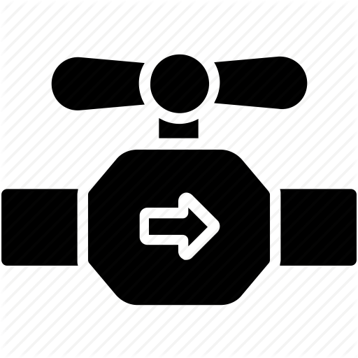 Gas Pipeline, Gas Station, Pipeline, Pipeline Valve, Plumbing Icon