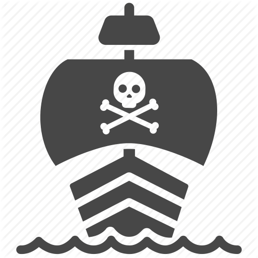 Marine, Nautical, Pirate, Ship, Skull, Vessel Icon