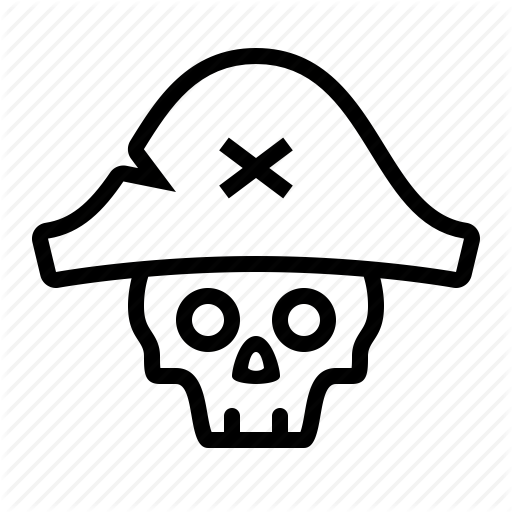 Bicorn, Dead, Hat, Pirate, Pirates, Skull Icon