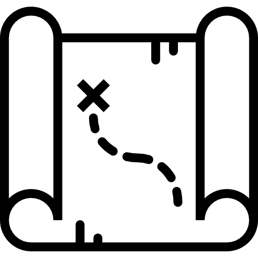 Treasure, Map Icon