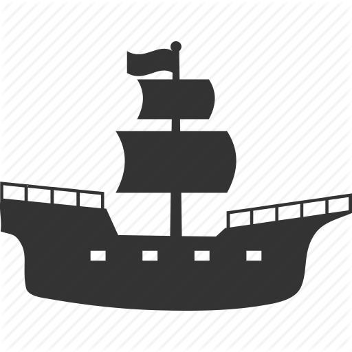 Pirate, Sea, Ship Icon