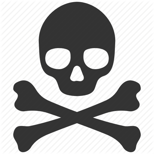 Alert, Danger, Death, Face, Pirate, Skull, Warning Icon