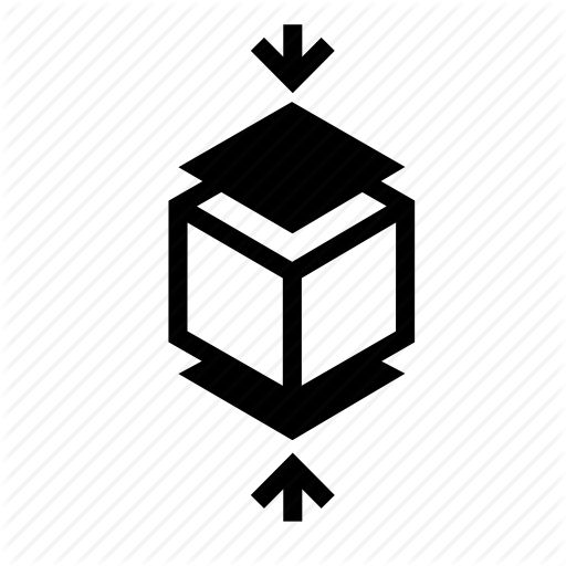 Between, Betwixt, Box, Crush, Pack, Press, Underneath Icon