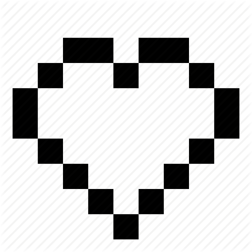 Game, Heart, Love, Pixel Art, Pixelated Icon