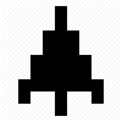 Game, Pixel Art, Pixelated, Tree Icon
