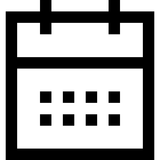 Daily Calendar Pixel Icons Free Download