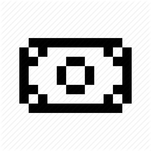 Cash, Dollar, Money, Pixels Icon