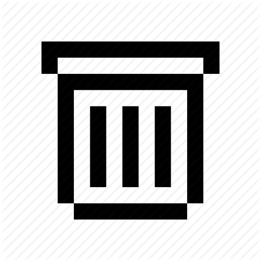Garbage, Pixels, Trash Icon