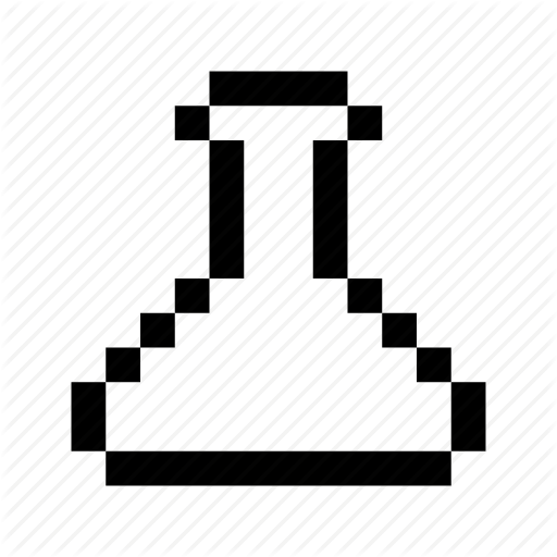 Beaker, Chemistry, Laboratory, Pixels, Tube Icon