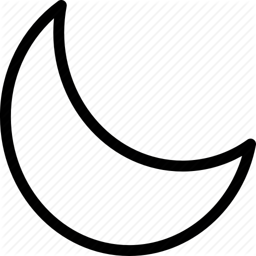 Moon, Night, Pixel Icon, Stars Icon