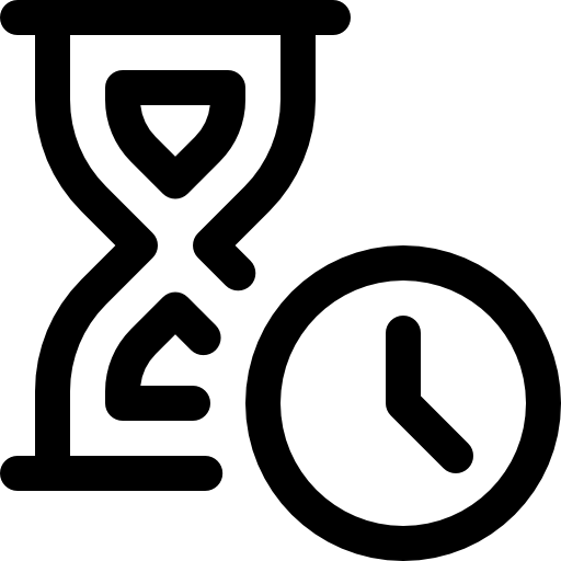 Sand Clock Icon Pixel