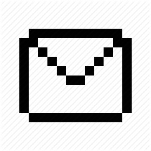 Envelope, Mail, Message, Pixels Icon
