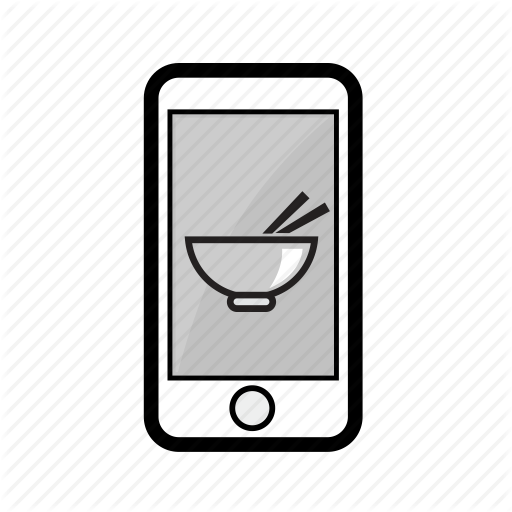 Delivery, Food, Fresh, Healthy, Onlne, Order, Phone Icon