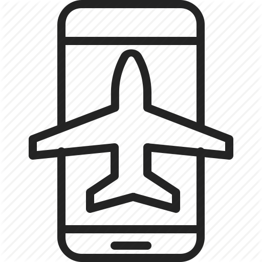 Airplane, App, Flight, Fly, Mobile, Mode, Phone Icon