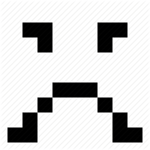 Face, Frown, Game, Pixel Art, Pixelated, Sad Icon